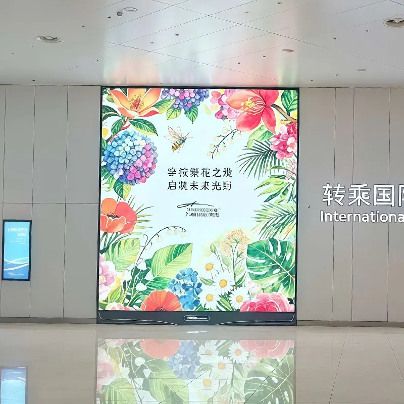Case study of fabric light boxes in Terminal 3 of Guangzhou Baiyun Airport